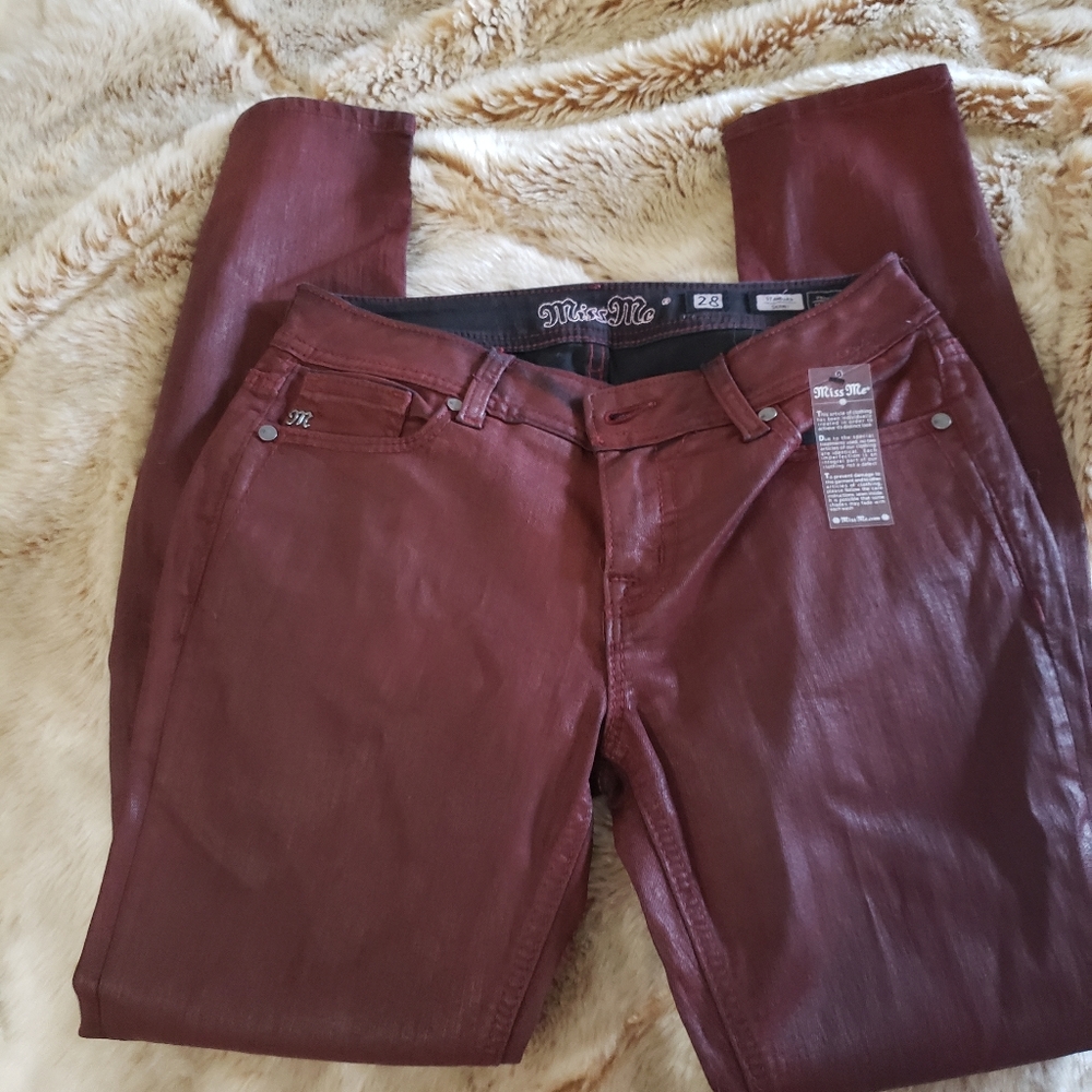 Red Miss Me Jeans